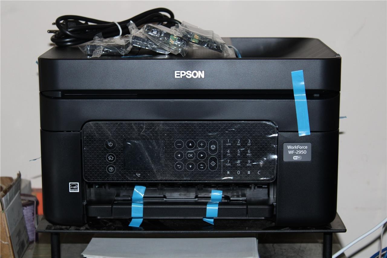 EPSON WORKFORCE COLOR INKJET PRINTER/SCANNER/FAX WF 2950= New/Other.