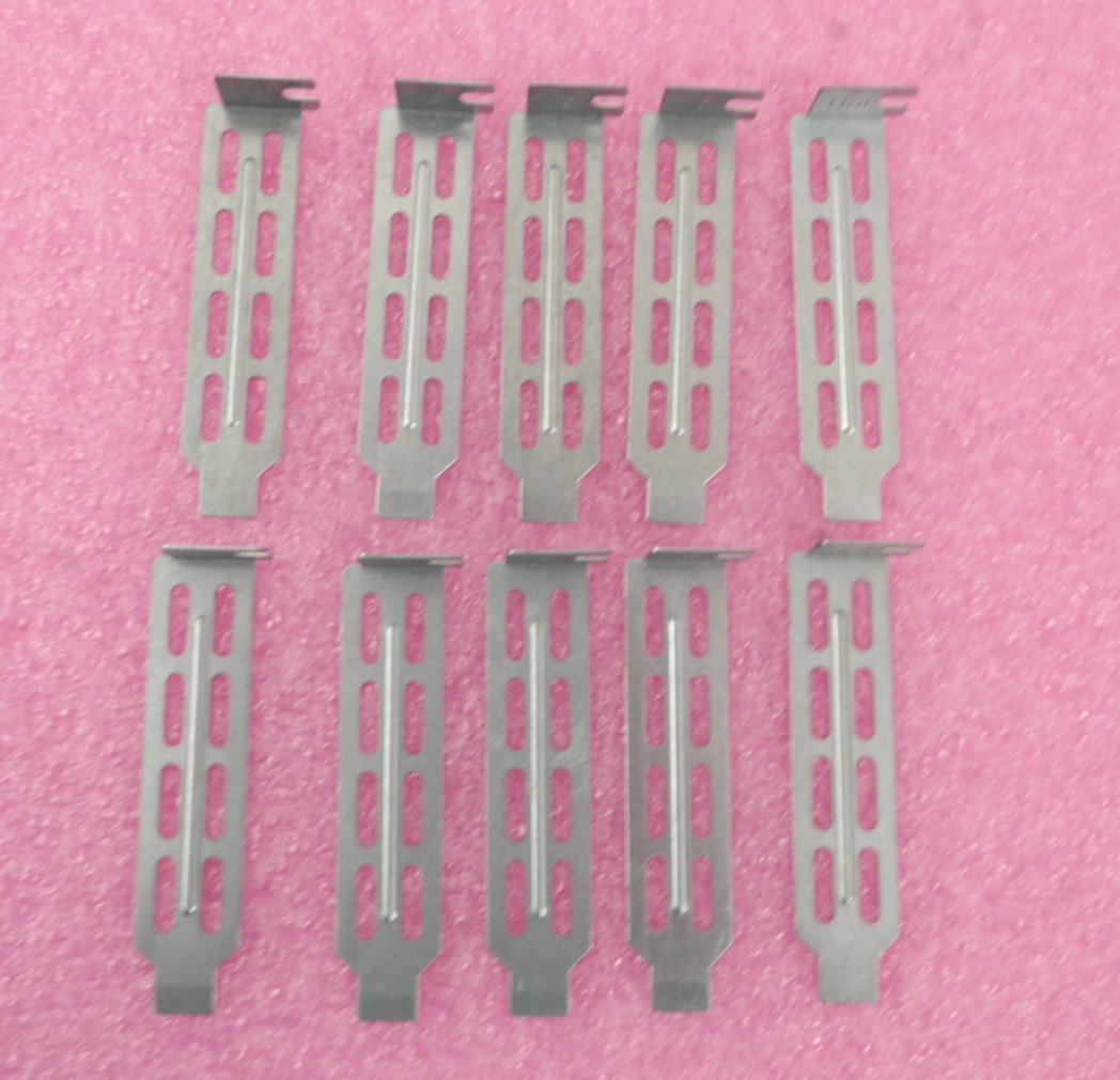Lot of 10 Supermicro Blank Low Profile Vented PCI Cover Plate- Eight Slotted