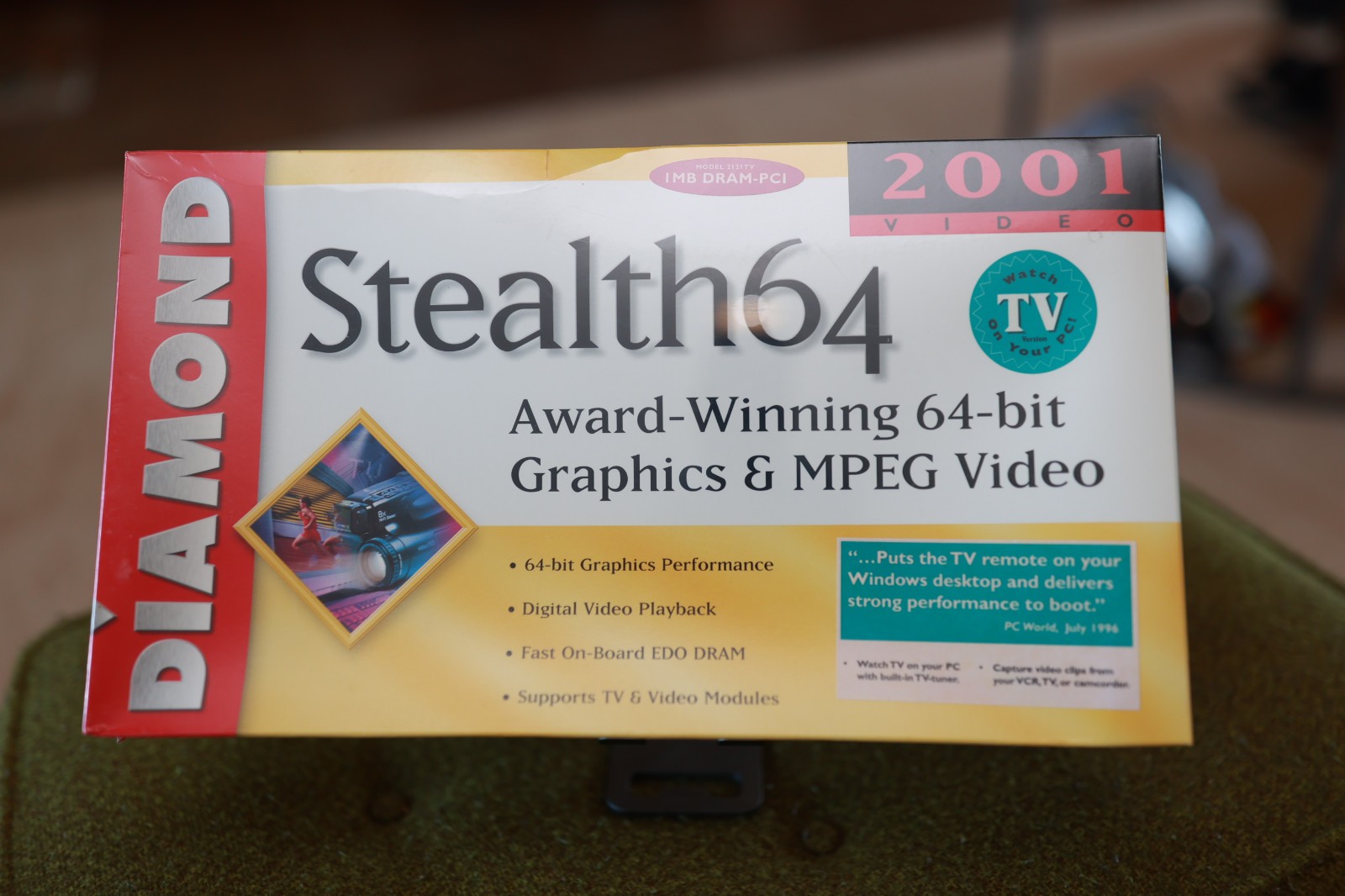 🔥SALE 🔥 Diamond Stealth 64 2K1 STV2121-TVNS 1996 PCI Video Card S3 TRIOV+ NEW