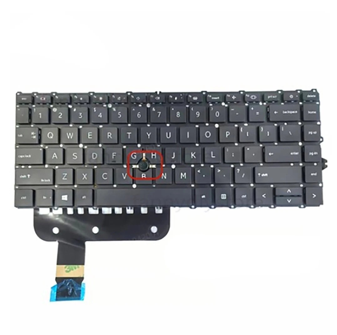 For HP EliteBook 840 G7 G8 745 G7 G8 Zbook Firefly 14 G7 G8 Backlit Keyboard USK