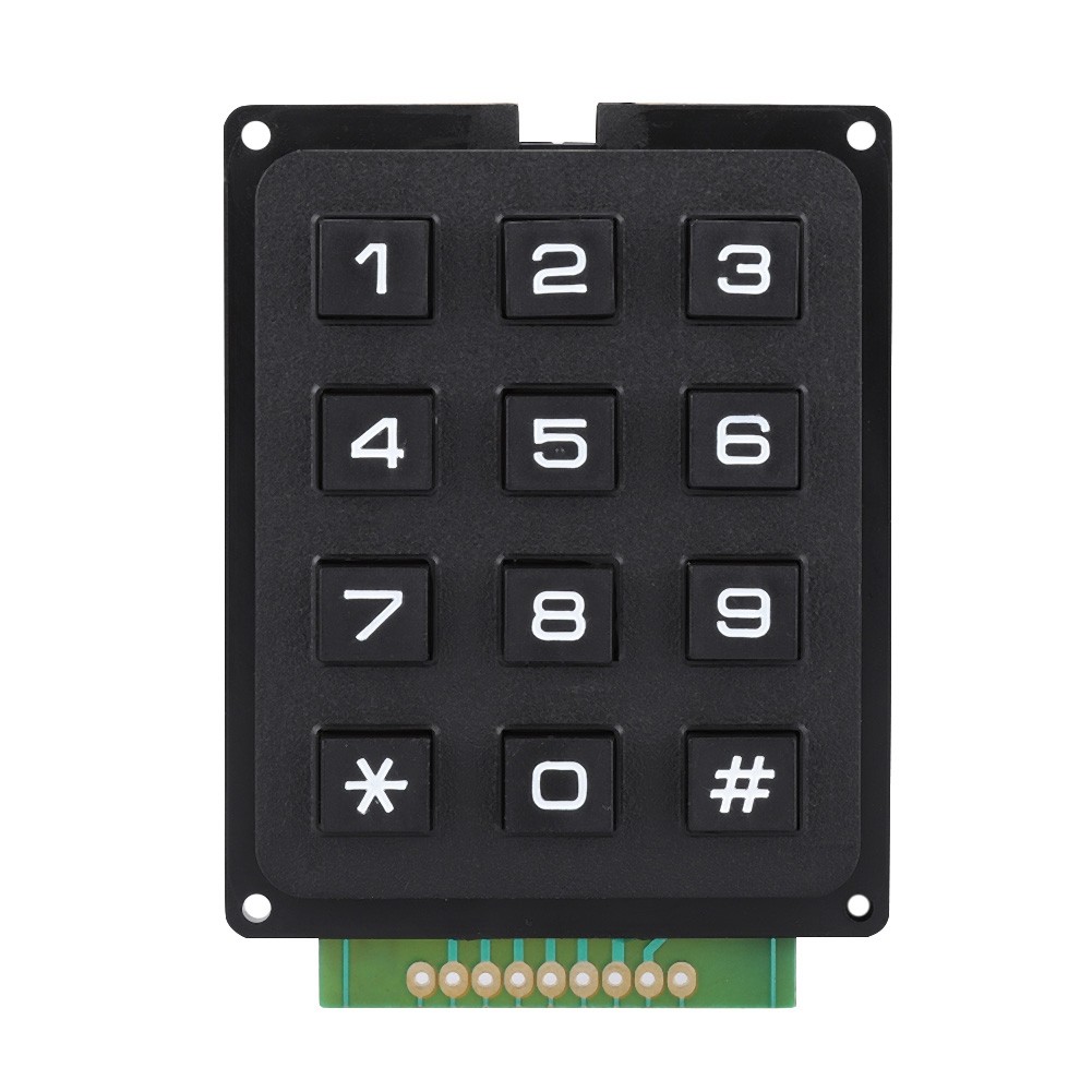 Keyboard Modules With 12 Keys 3x4 Push Buttons External Keypad For MCU TURO