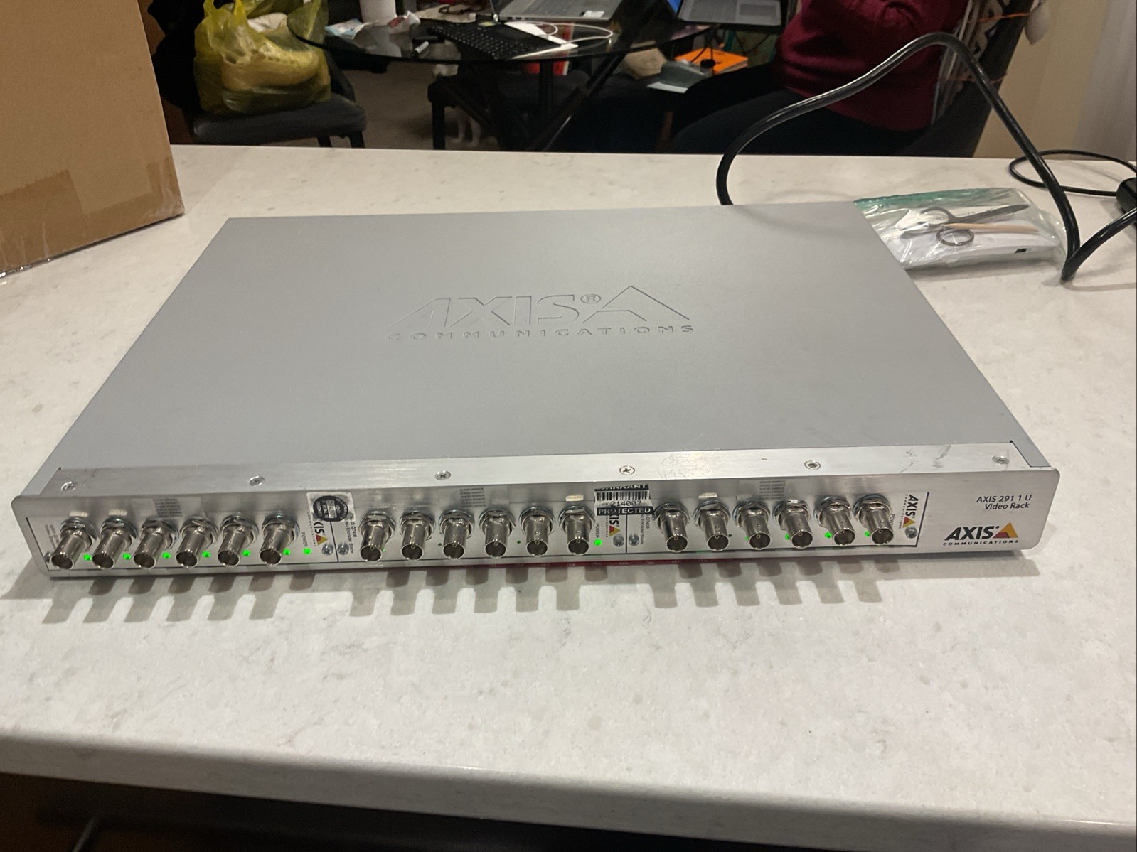 Axis 291 1U Video Server Rack With 3 Q7406 Video Encoder Blades