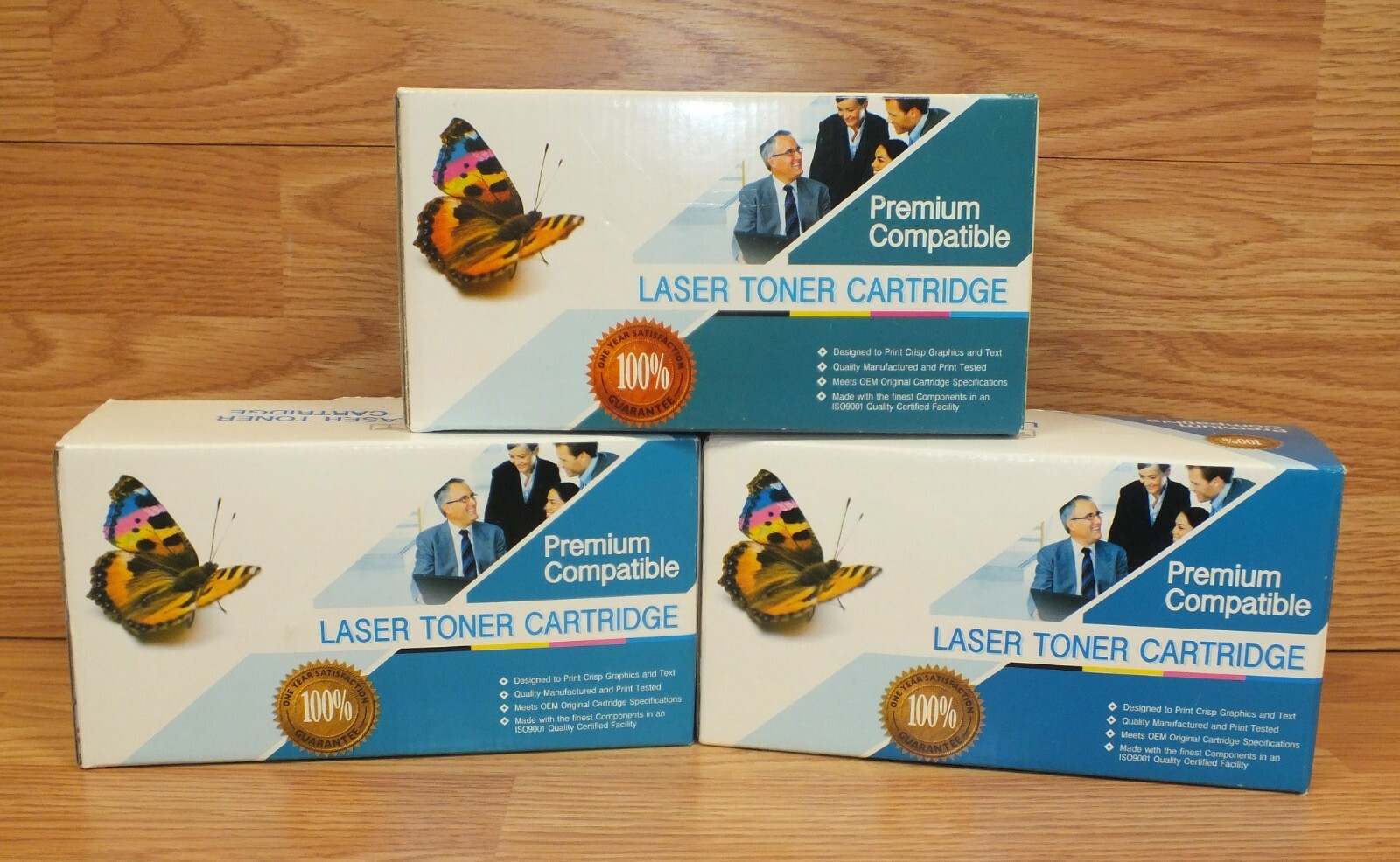 3 COLOR Toner Cartridges for Dell 1250c 1350cnw Yellow, Cyan, Magenta *NIB* 2014