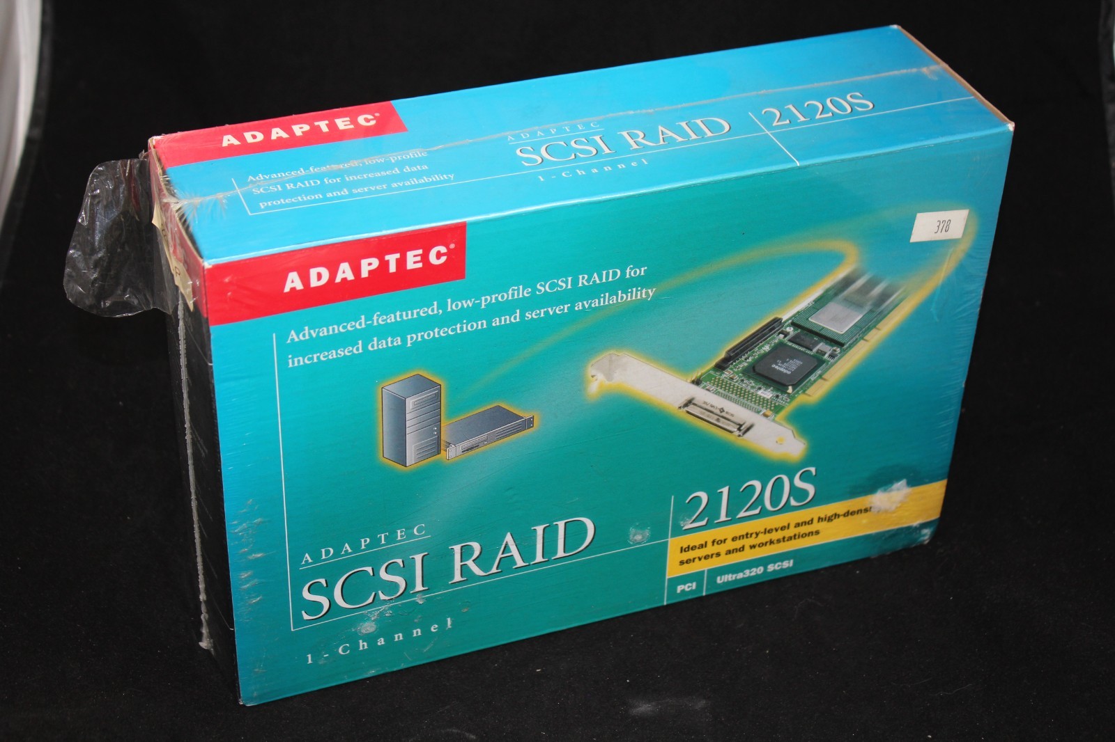 Sealed ADAPTEC SCSI RAID 64 Bit PCI Ultra320 Adaptec 2120s  Single Channel PCI-X