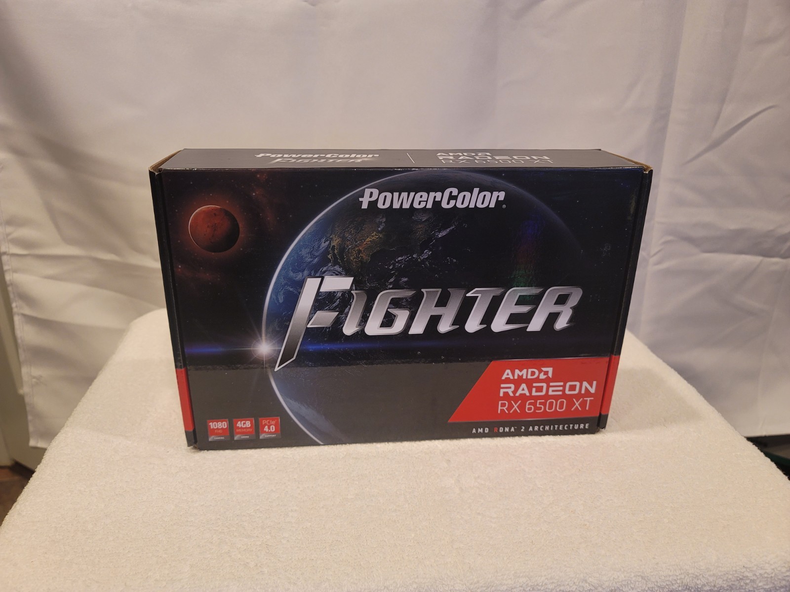 PowerColor Fighter OC AMD Radeon RX 6500 XT | 4GB GDDR6 PCIe 4.0 Graphics Card