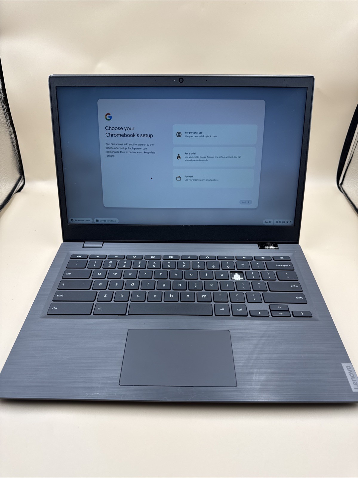 Lenovo 14e Chromebook 14" (32GB eMMC, AMD A4 Dual-Core, 2.40 GHz, 4GB) *READ