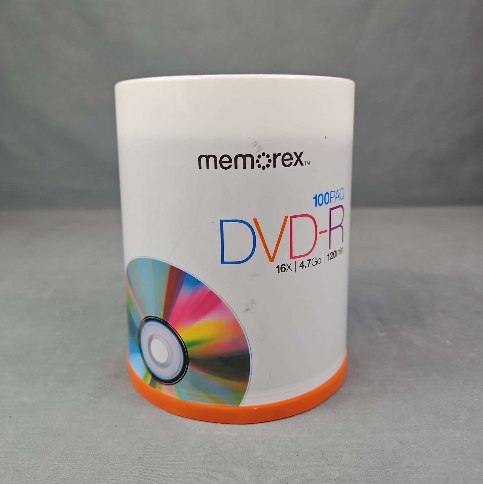 Memorex DVD-R Blank Discs 100 Pack Spindle 16x 4.7GB 120min Recordable Media NEW