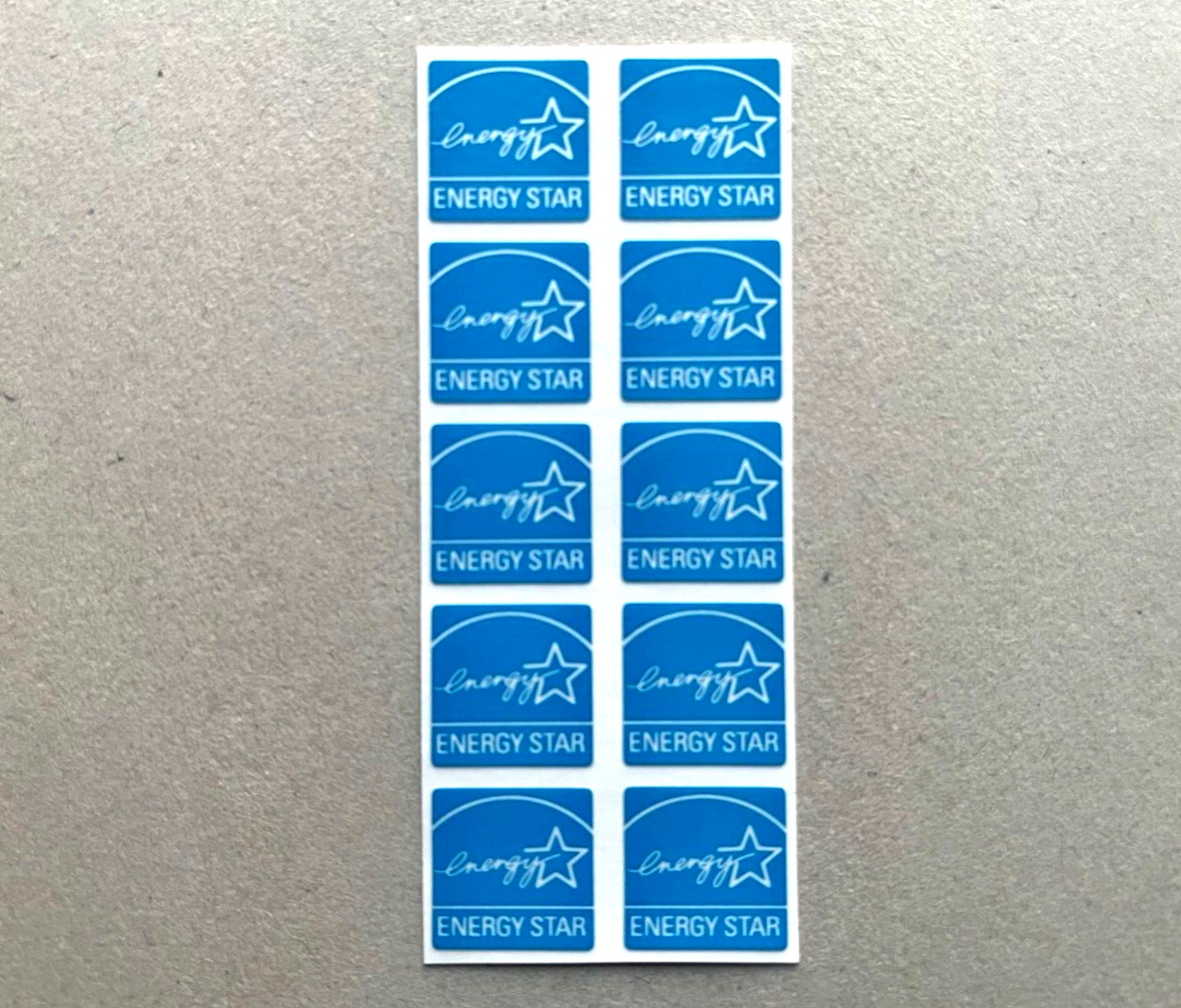 10 pcs sticker for energy sticker (Blue color) 15mm x 15mm Case Badge Logo Label