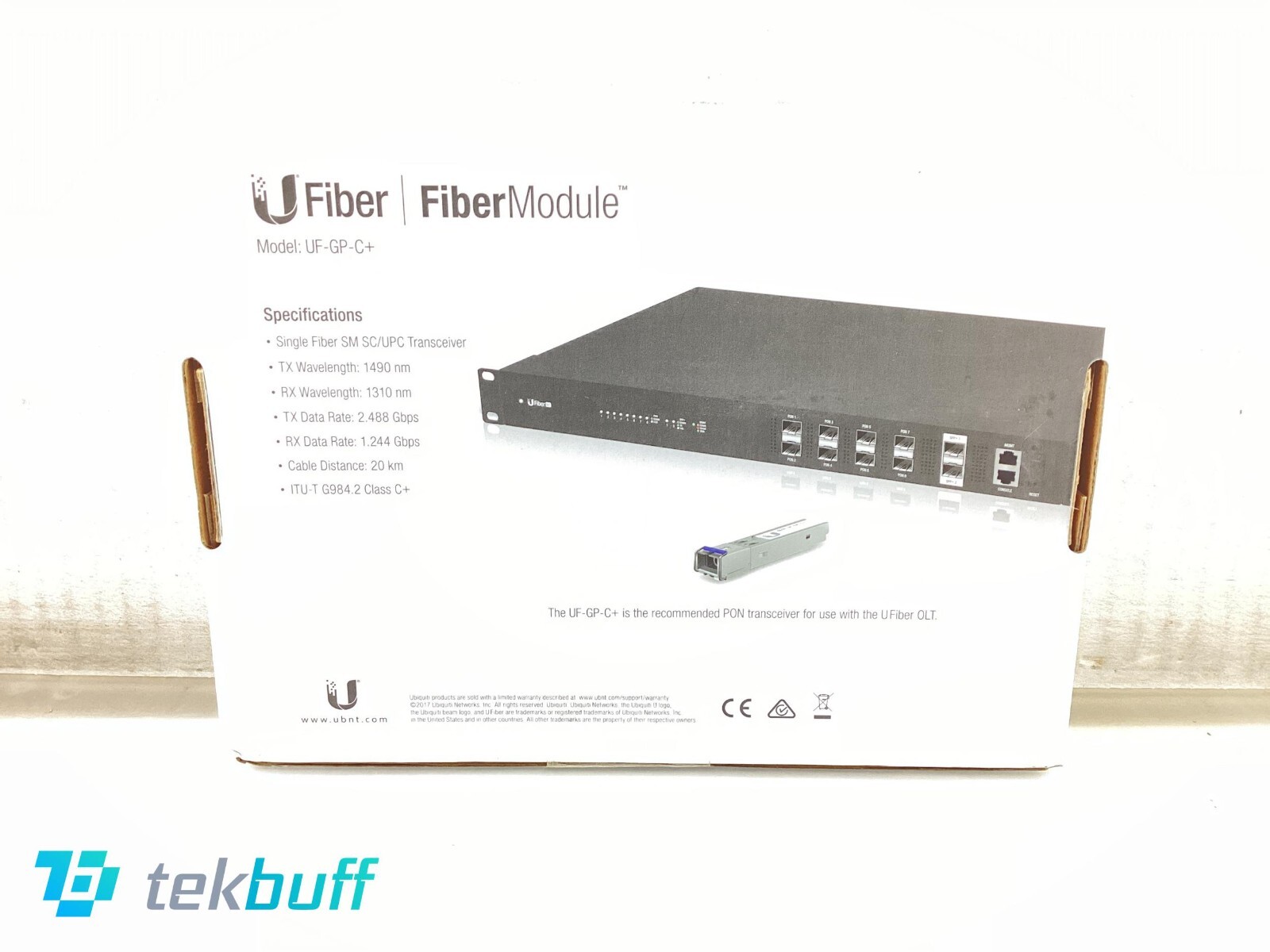Ubiquiti Networks ORIGINAL UF-GP-C+ Single-Mode Fiber Module