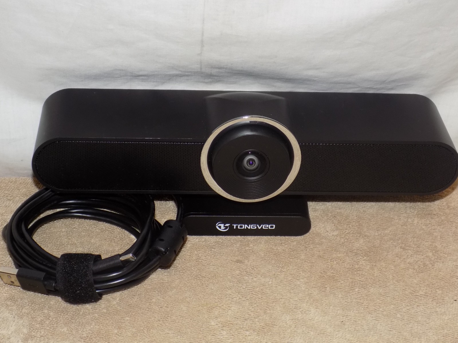 Tongveo VIAU-4K 4K Webcam Conference Camera w/ Mic Speakers USB-C PC Mac TESTED