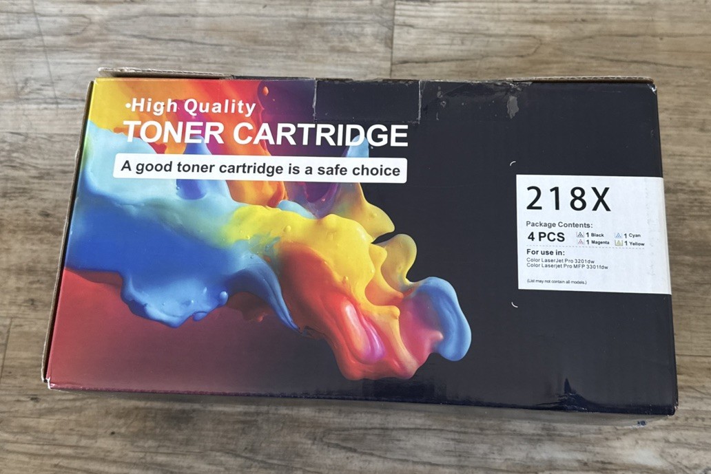 For HP 218X 218A 218 4x Toner Cartridge Black Cyan Magenta Yellow 3201dw MFP