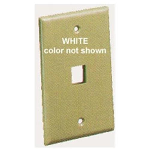 ICC FACE1WH IC107F01WH 1-Port Faceplate White