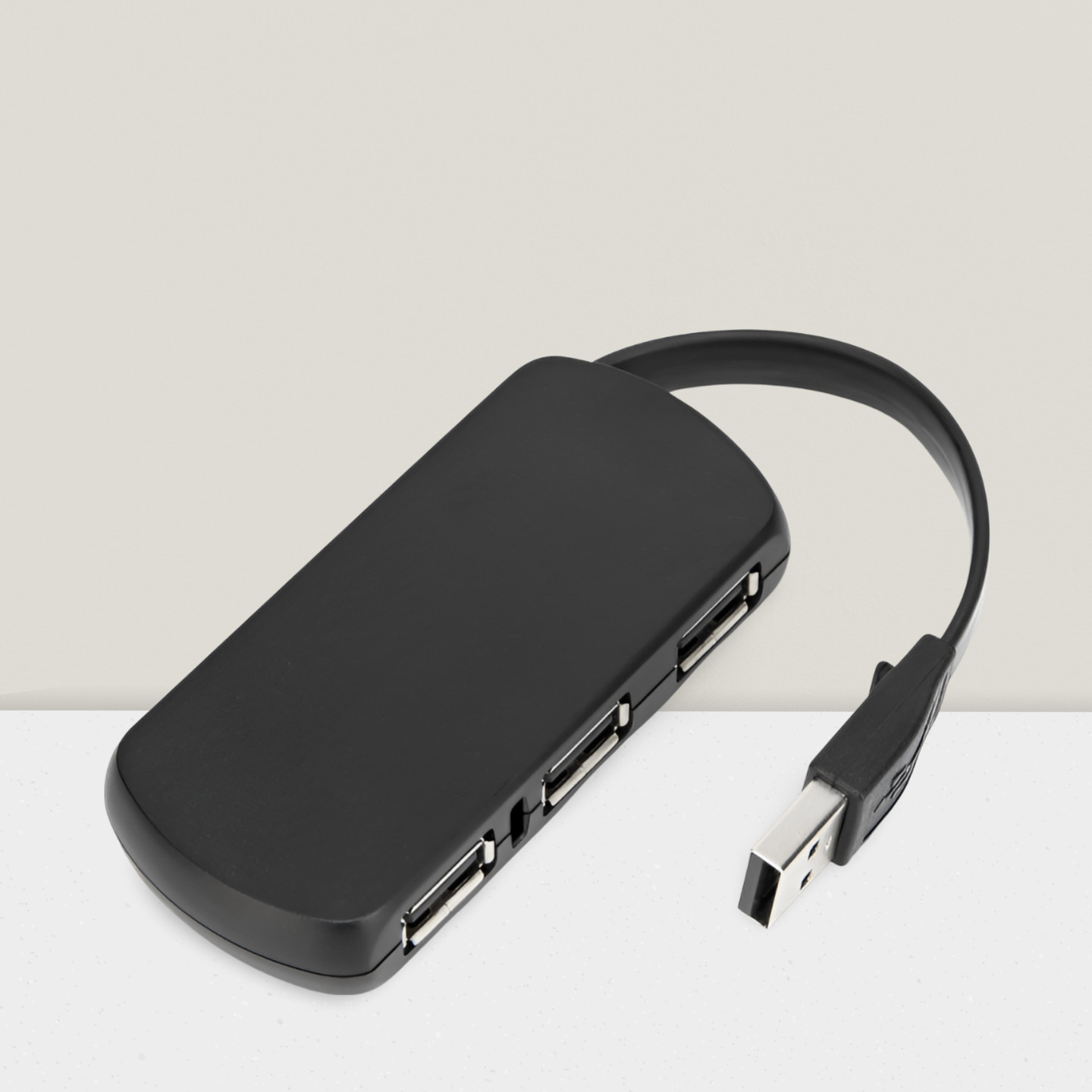 4-Port USB-A Hub 2.0 - Travel Friendly Docking Station for Mac & PC