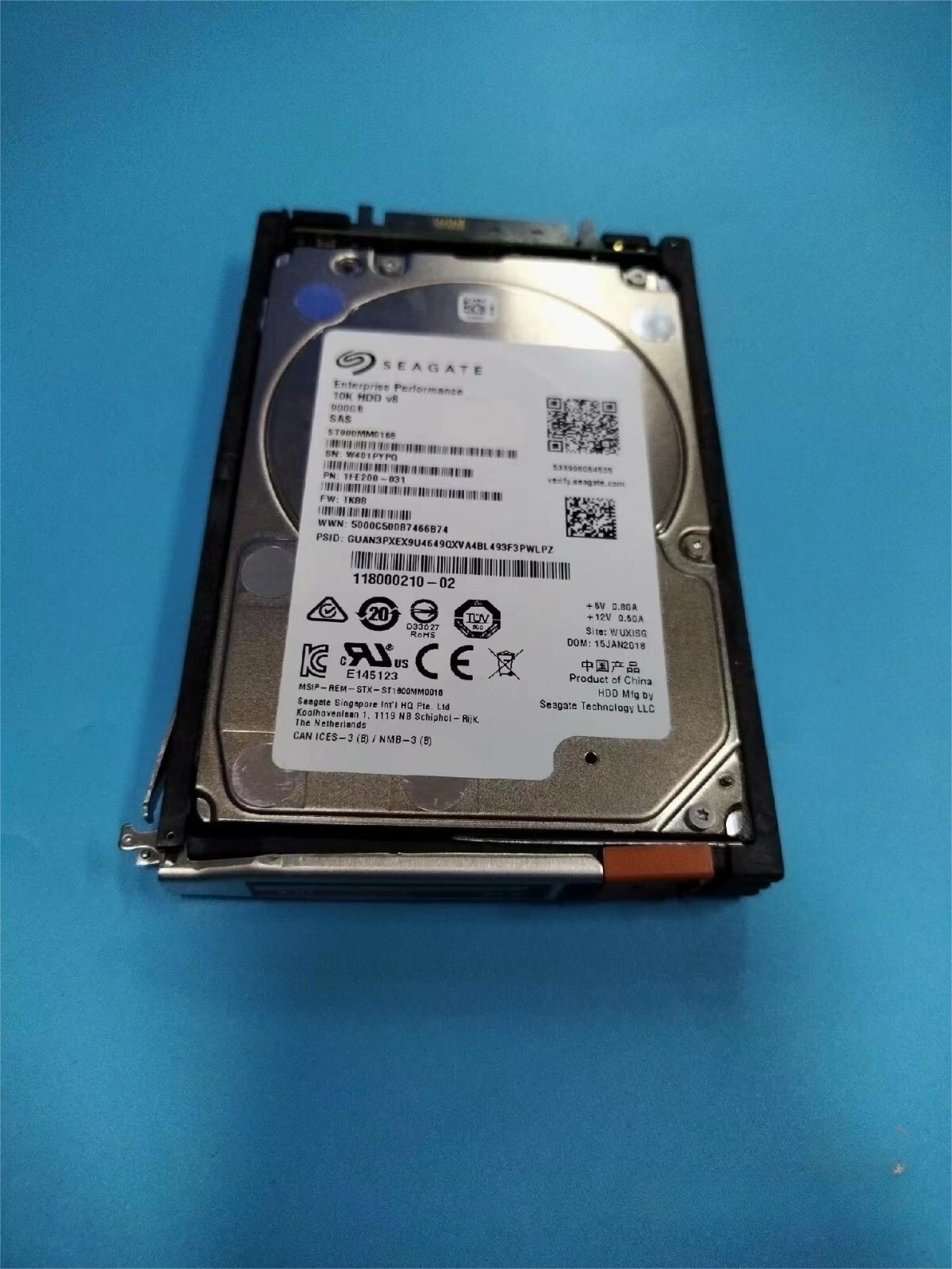 FOR EMC 005051958 005051957 005052302 005052301 900G 10K SAS hard drive