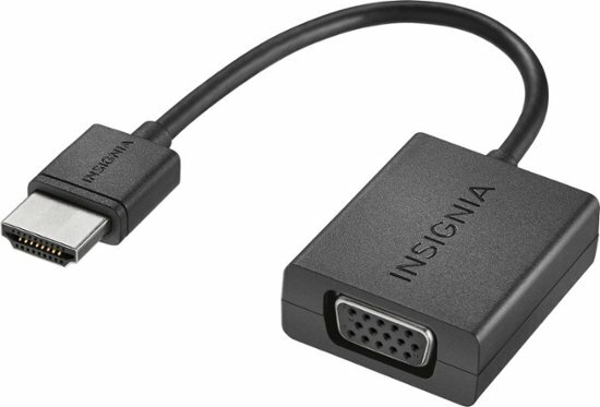 Insignia HDMI To VGA Adapter For Mac & Windows Laptops Desktops