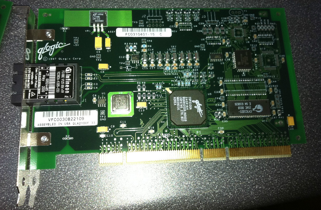 4x Sun 375-0040 X6729A PCI-X FC-AL Host Adapter