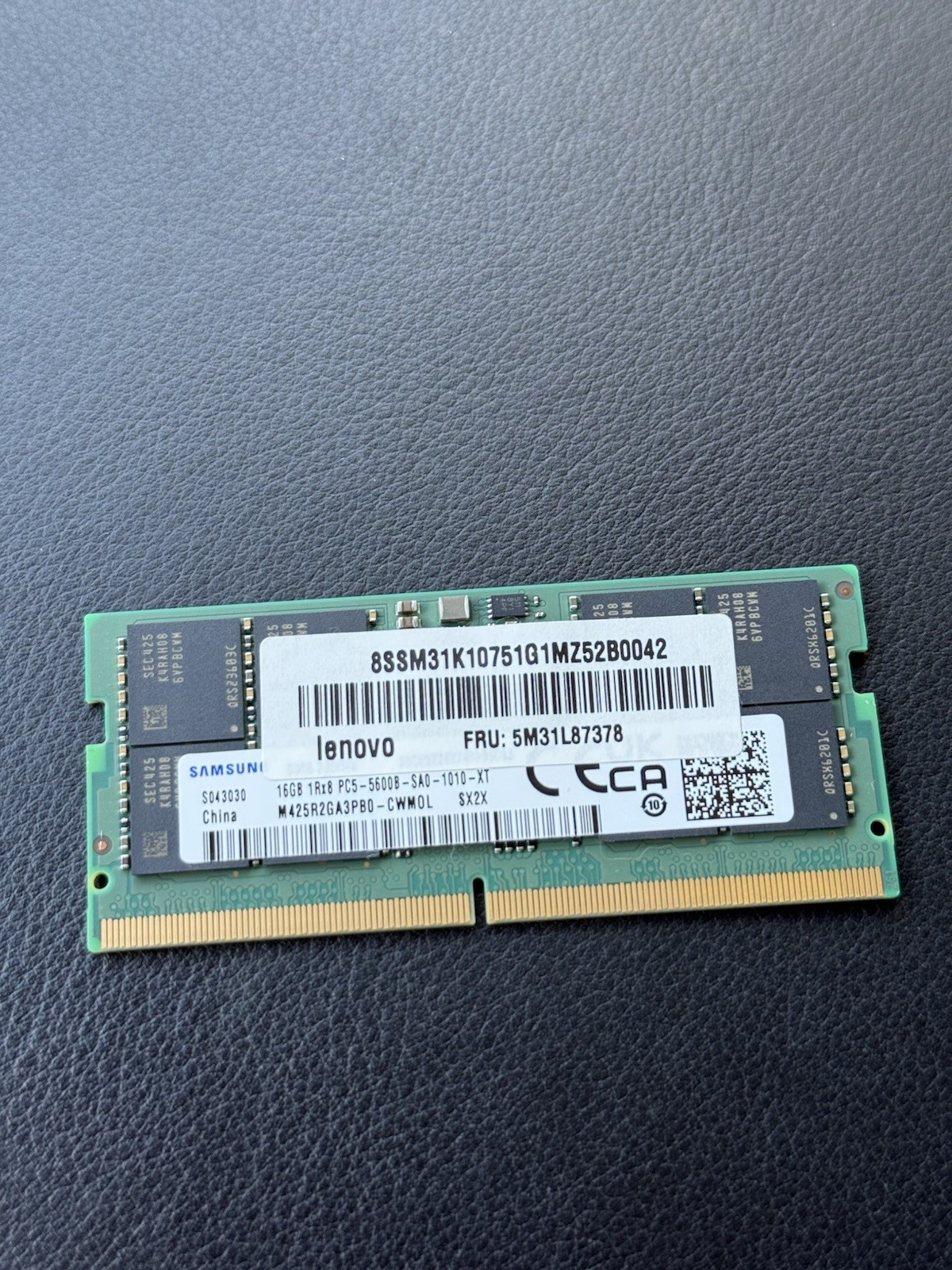 5M31L87378 - Sodimm, 16GB, DDR5, 5600, Micron Memory