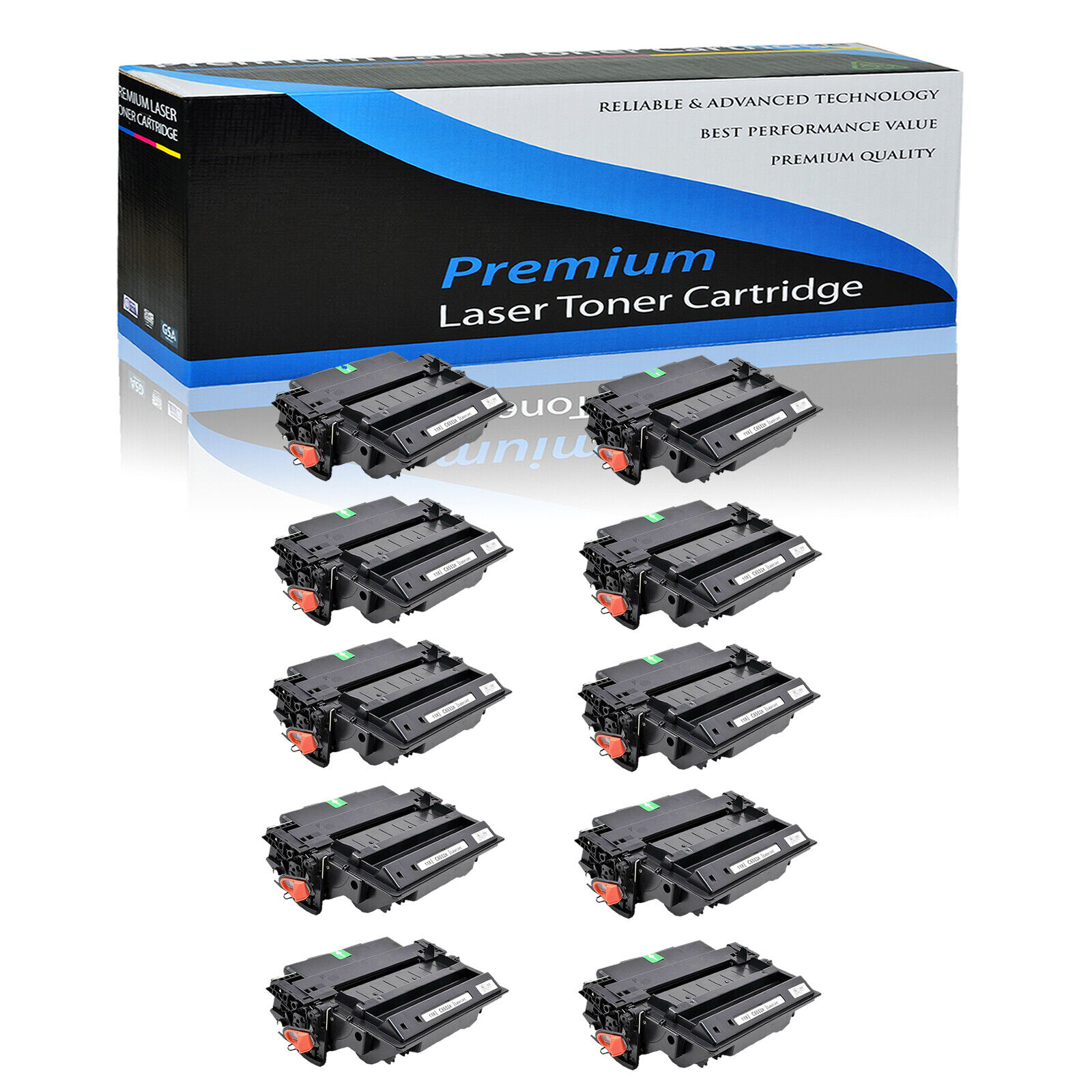 10PK Black Q6511X Toner Cartridge for HP LaserJet 2420dn 2420d 2430dtn Printer