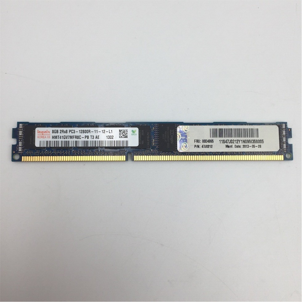 IBM 8GB (1x8GB) 2RX8 PC3-12800R DDR3-1600MHZ RDIMM 00D4995