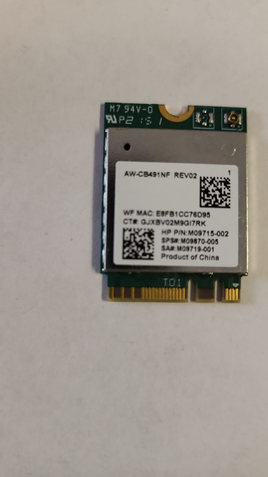 HP Reaktek 14 17 Ser Wireless WiFi Card RTL8821CE M09715-002 M09719-001 M09870.