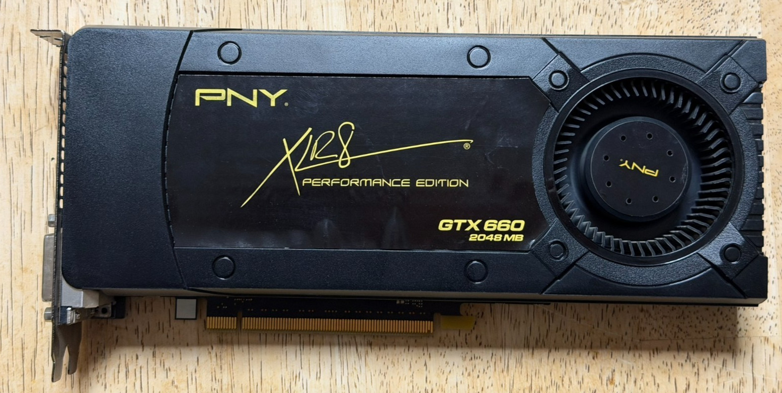PNY GeForce GTX 660 GMGTX66N3H2EJ+0TM6AUA PCIe 3.0 2GB DDR5 Graphics Card