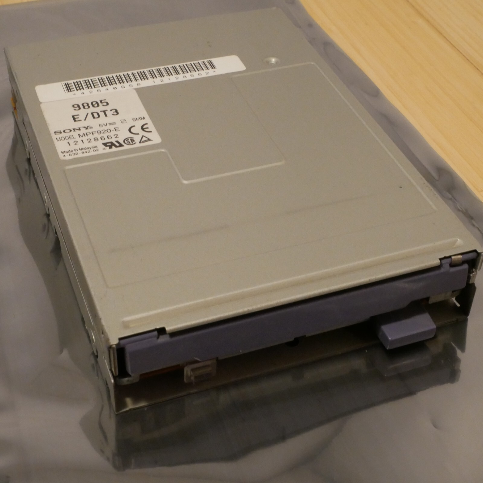 Sony MPF920-E Internal Desktop 3.5 inch Floppy Disk Drive 1.44MB - Tested 21