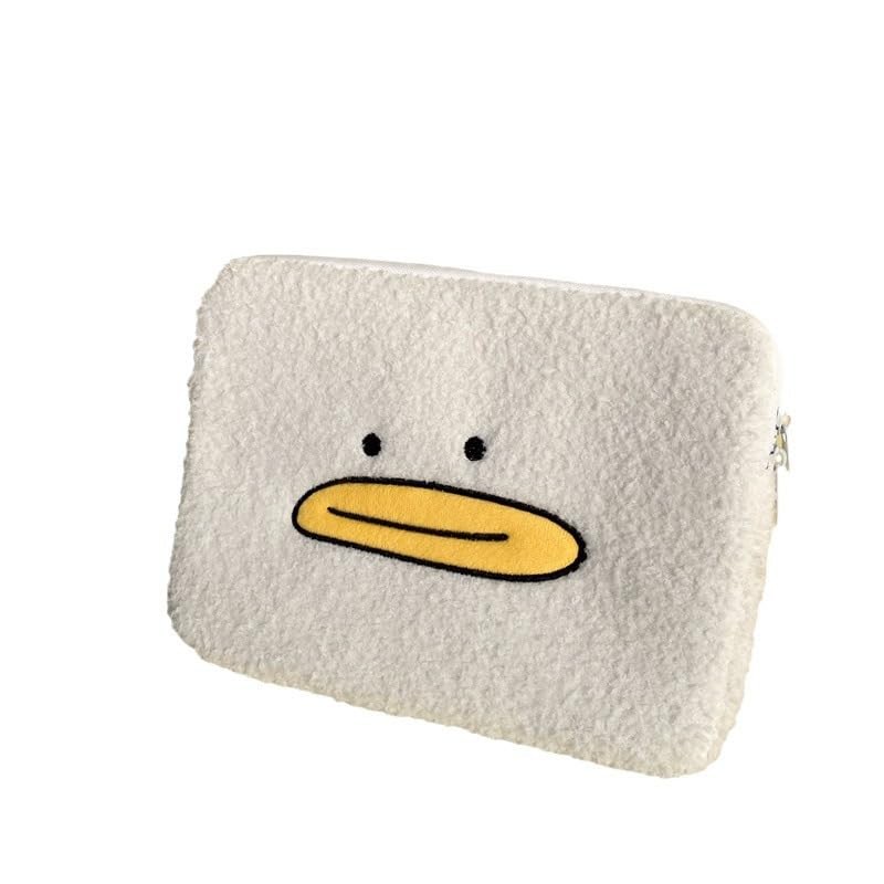88flix Laptop Case Korean Style Tablet Case Cute Duck Design Laptop Storage