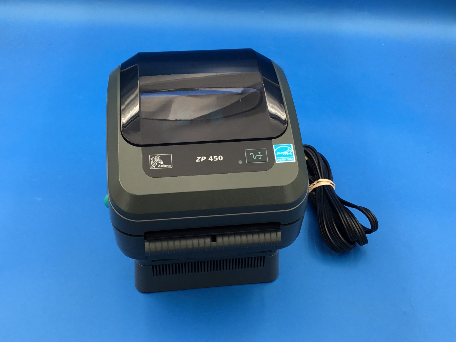 Zebra ZP450 CTP Portable Direct Thermal Shipping Label Printer USB Serial TESTED