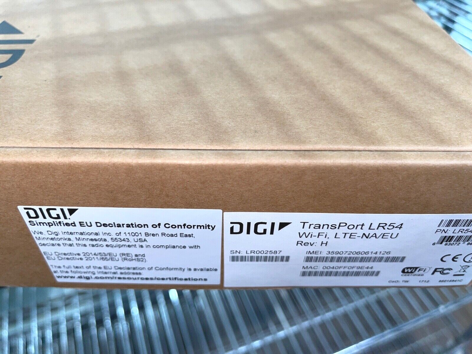 Digi International TransPort LR54 802.11ac/LTE Wireless Router LR54-AW401 🇺🇸✨