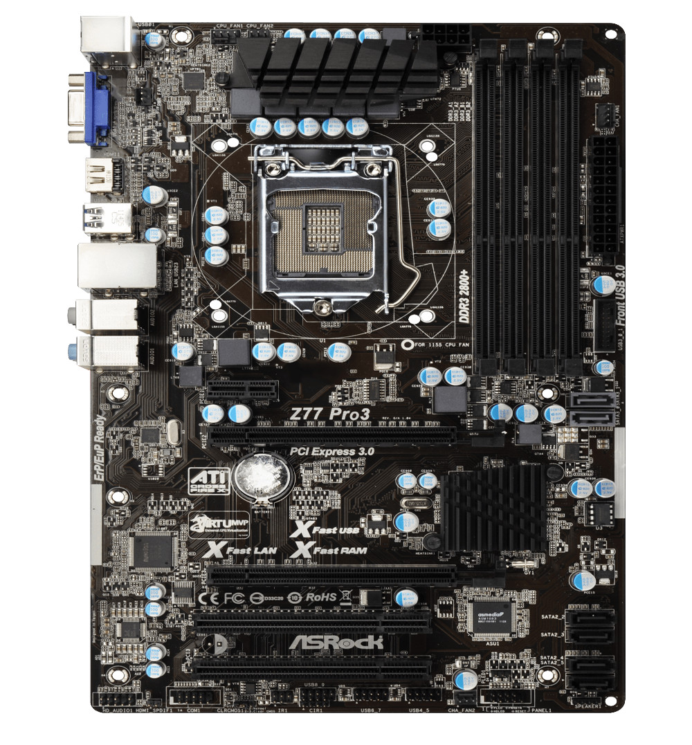 For ASROCK Z77 Pro3 LGA1155 DDR3 Motherboard Tested