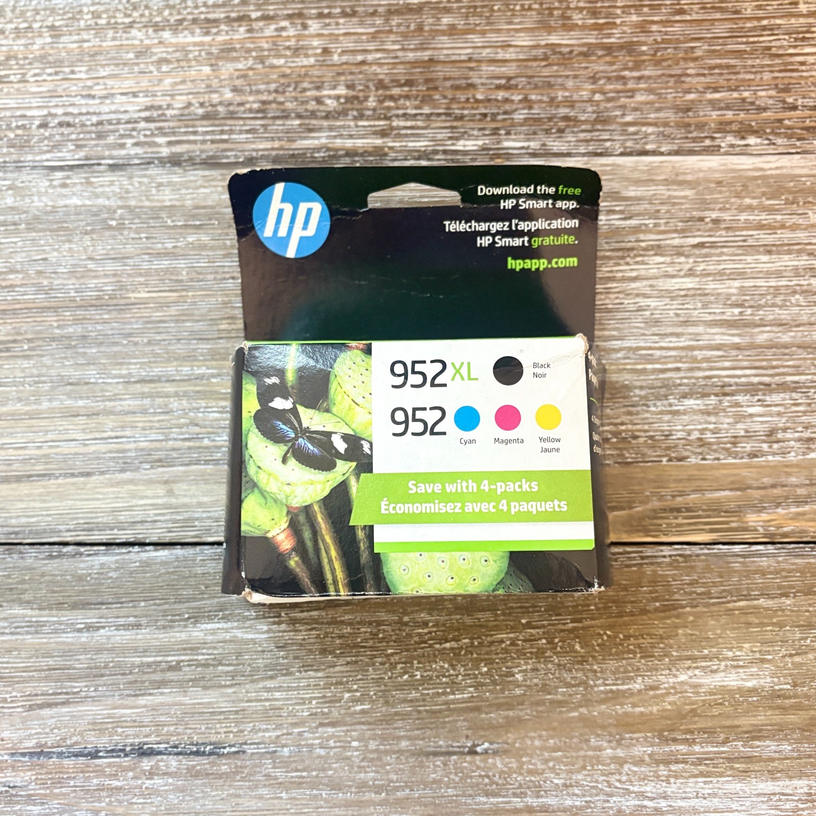 Genuine HP 952XL Black 952 Cyan Magenta Yellow OEM Ink Cartridge Exp: Mar/2027