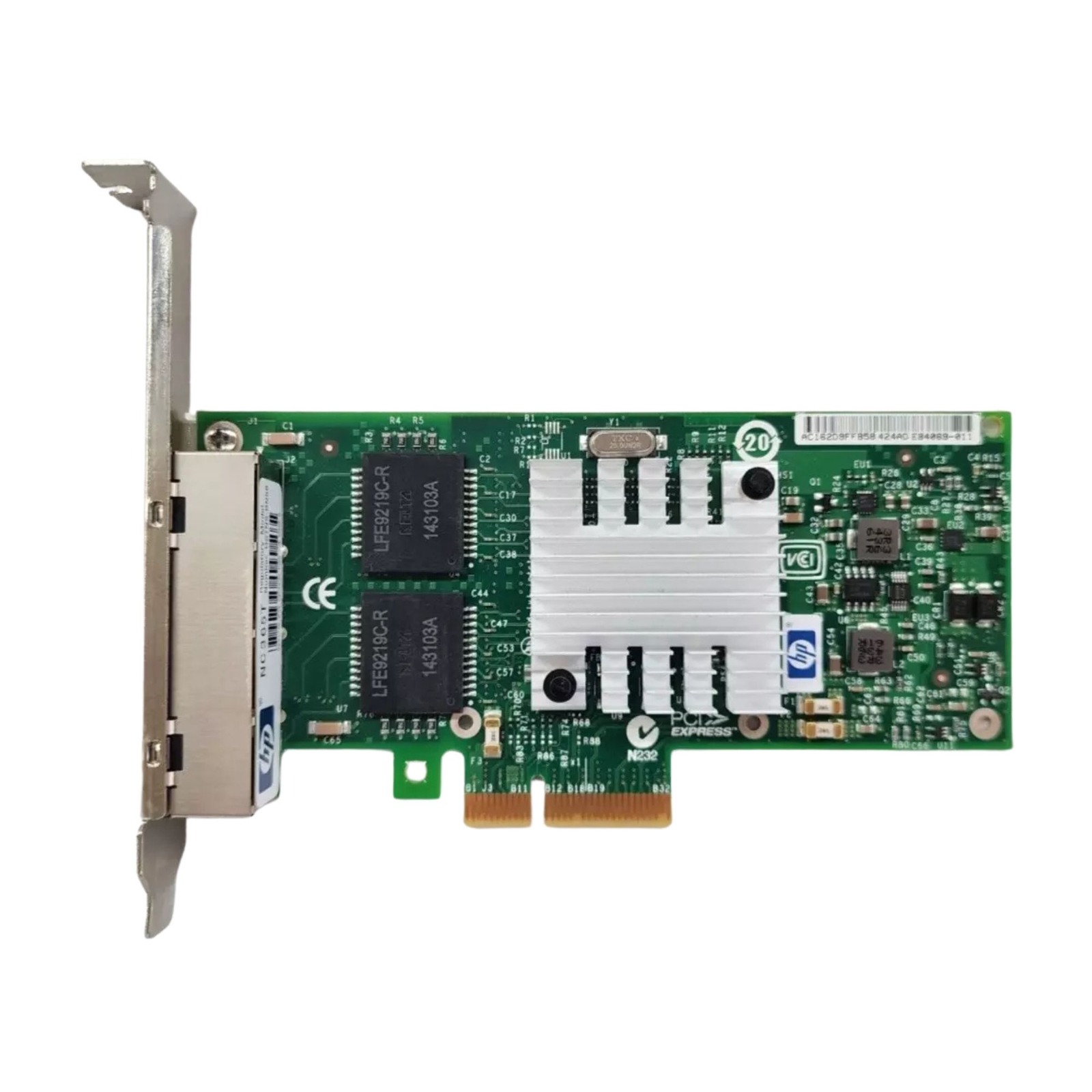HP NC365T 4-Port Ethernet Server Adapter 593722-B21