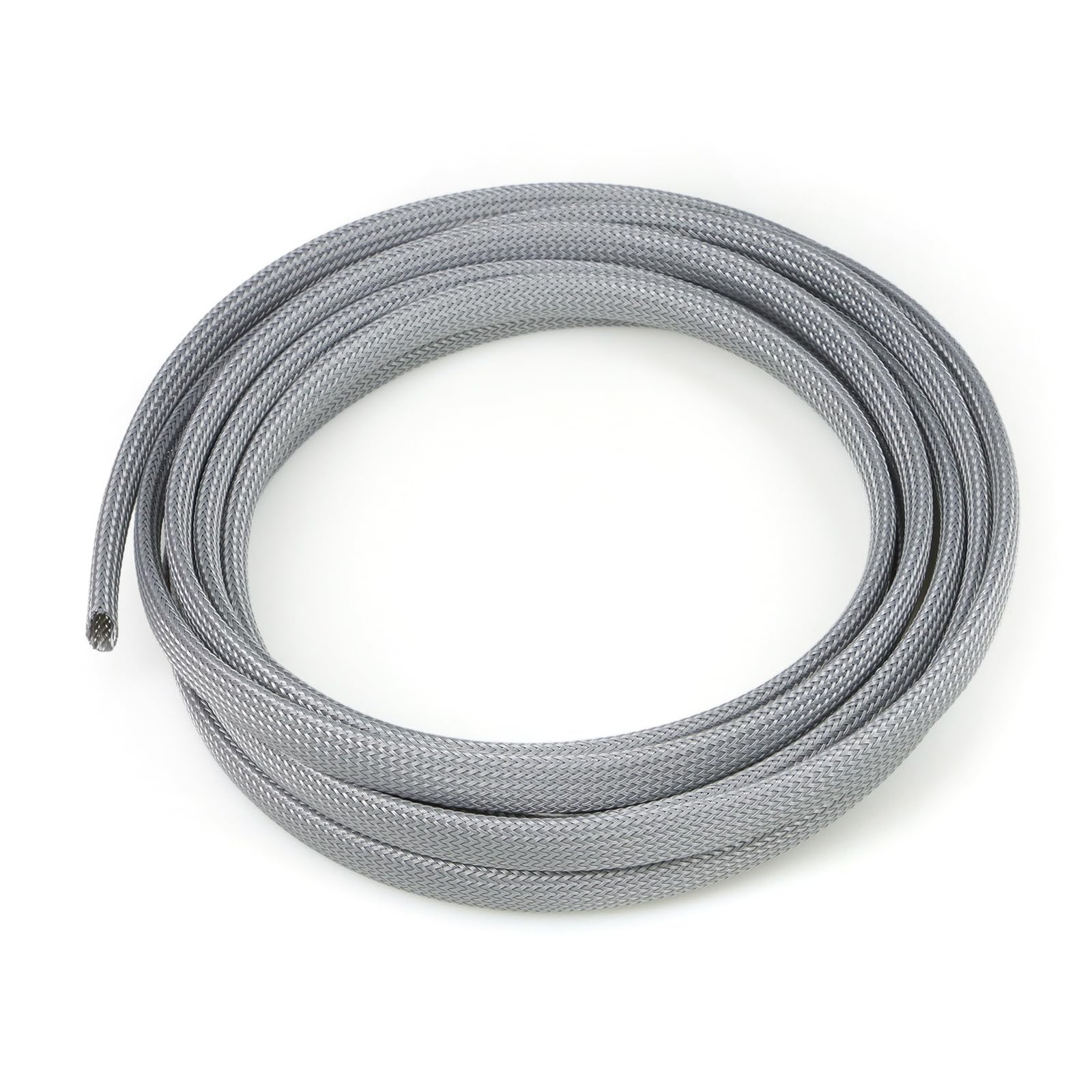 Braided Cable Management Sleeve, 16.4ft Flexible Wear-Resistant Cable Sleeve,...