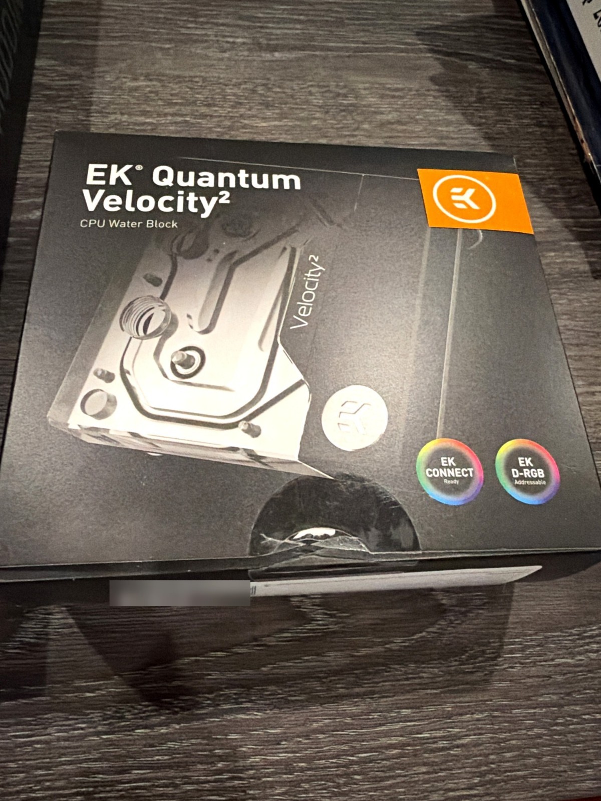EK-Quantum Velocity² D-RGB AM4 Nickel + Plexi CPU Water Block - New Sealed