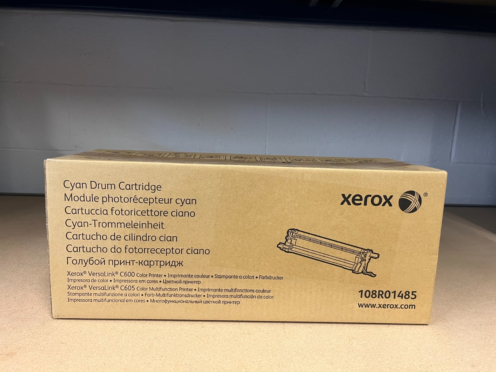 Genuine Xerox 108R01485 Versalink C600 C605 Cyan Drum Cartridge