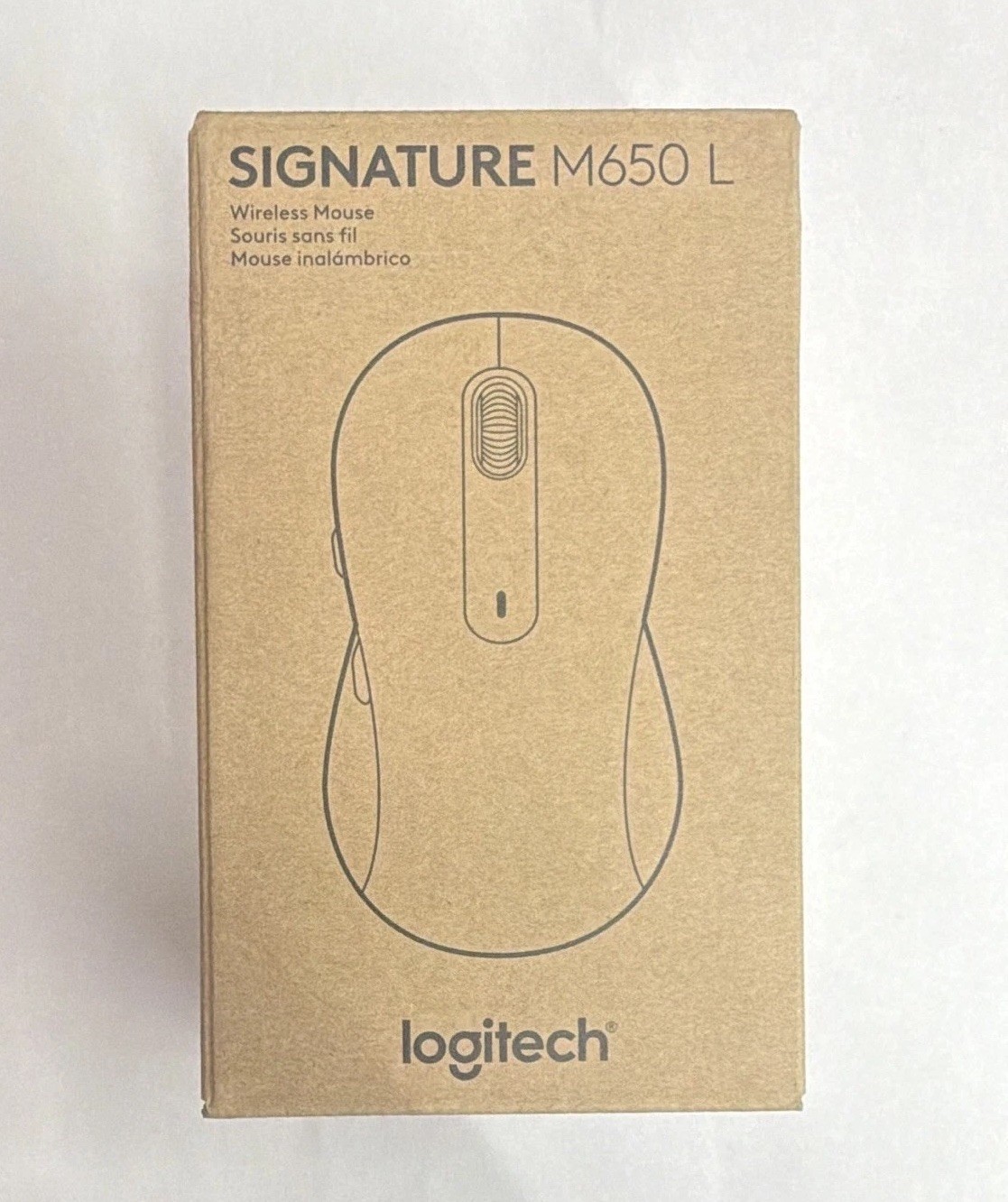 Logitech Signature M650 L Wireless Optical Mouse 4000 DPI 5-Button Black/