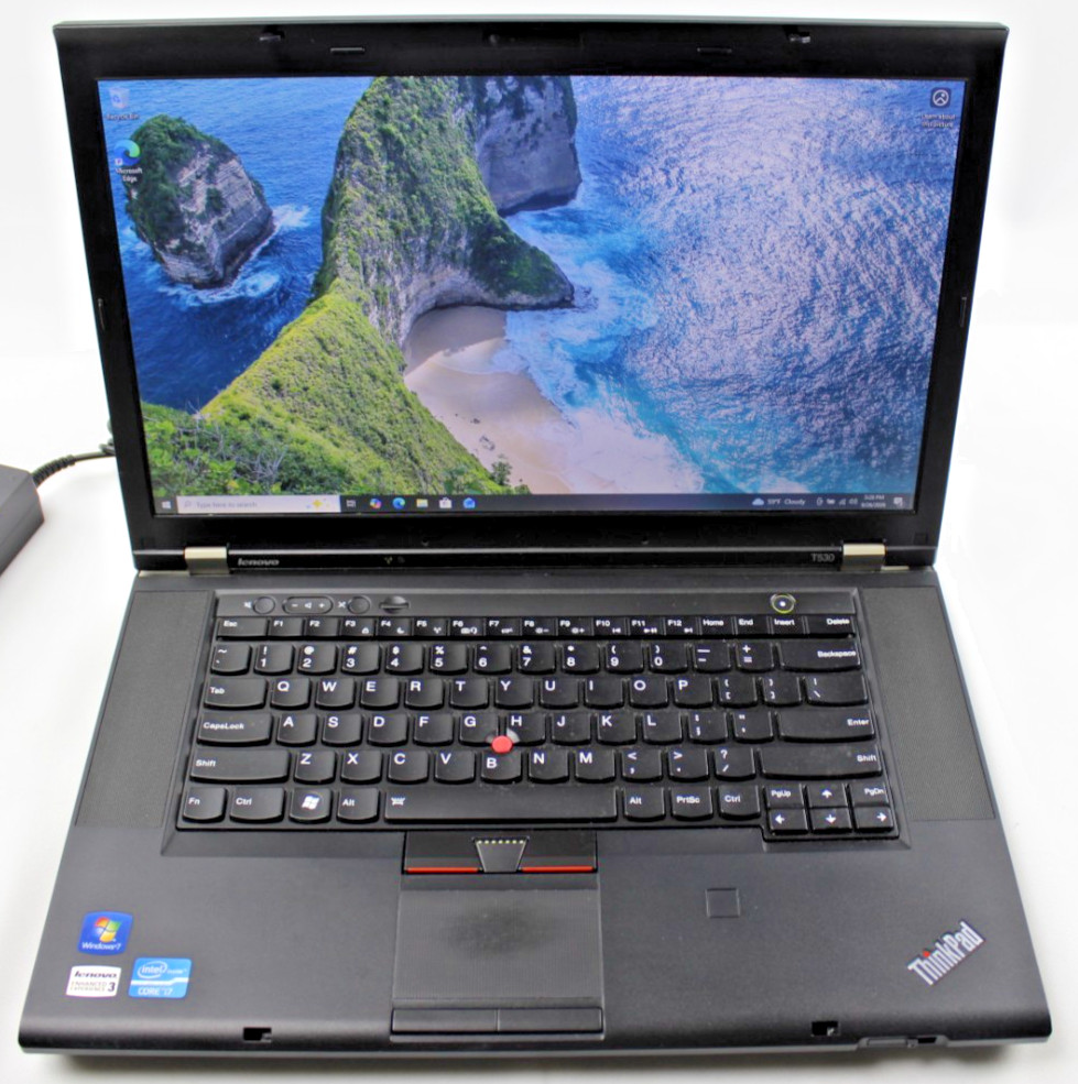 Lenovo ThinkPad T530 Intel i7-3610QM 2.3GHz 8GB RAM 256SSD Windows 10 Pro