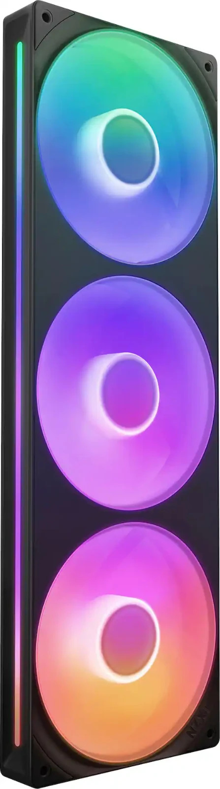 NZXT - F360 RGB Core - 360mm Single-Frame Case Fan Unit with 3 x 120mm RGB Fans