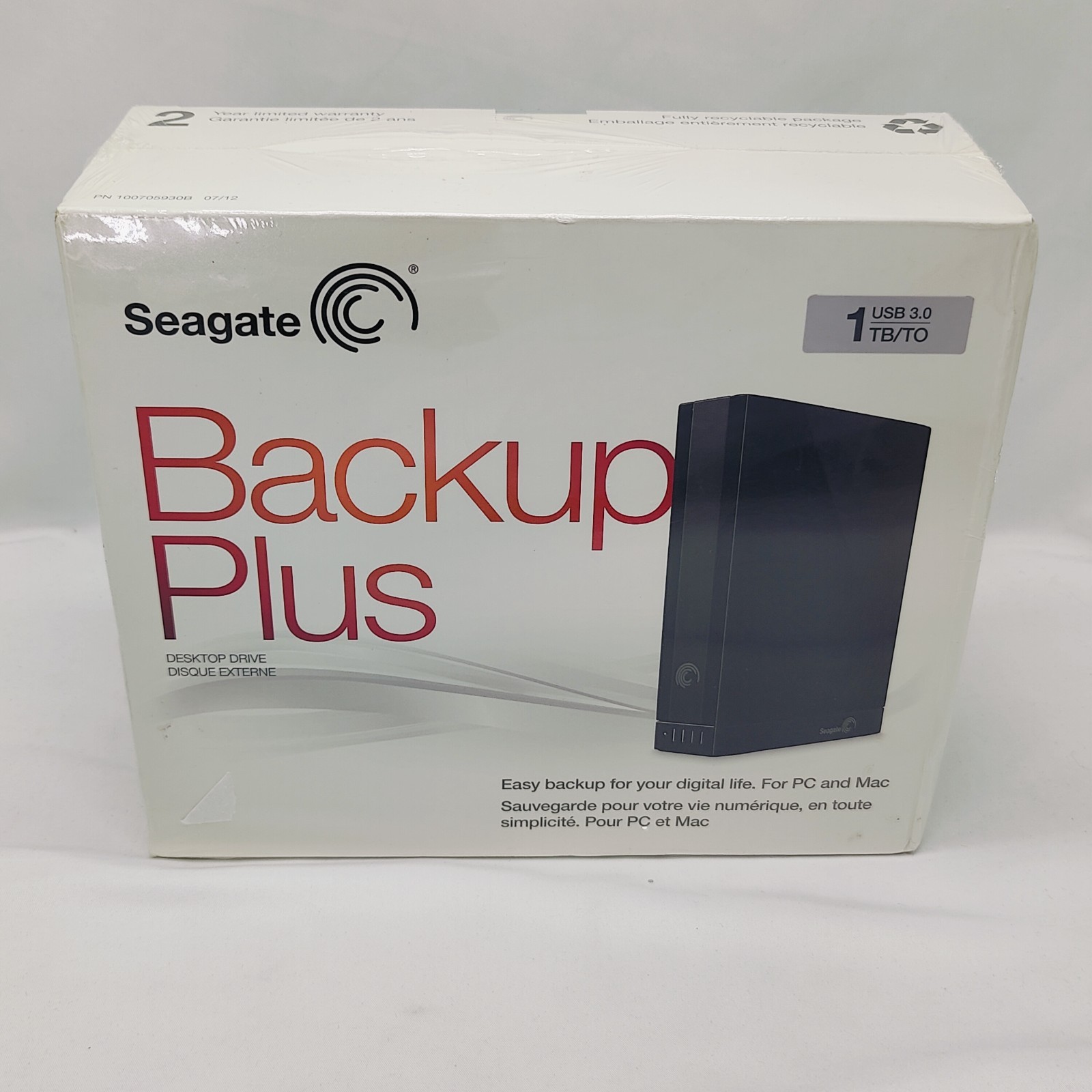 Seagate Backup Plus 1TB External HDD STCA1000100 NEW