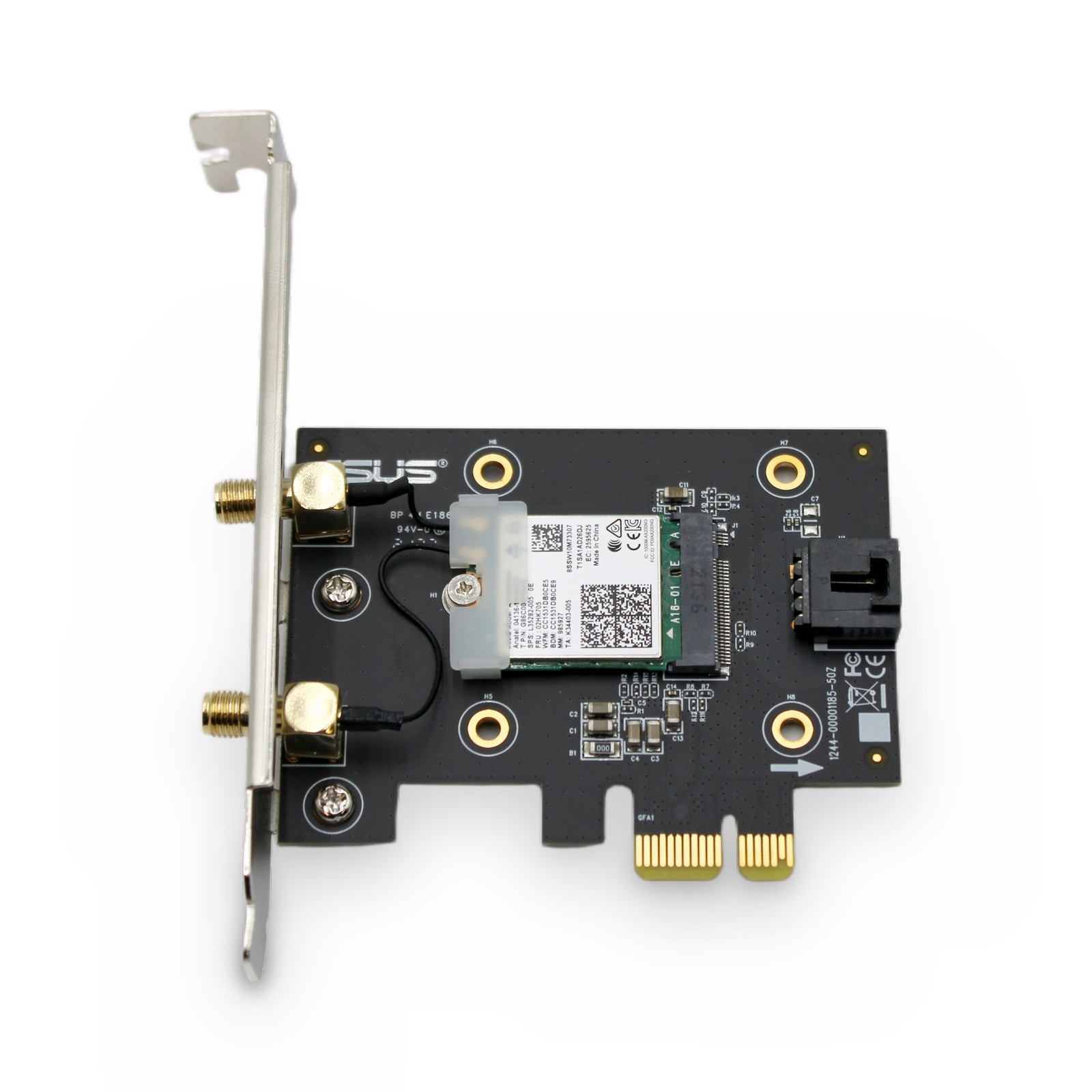 ASUS PCE-AX3000 WiFi 6 AX3000 Dual-Band PCIe Adapter Bluetooth 5.0 No Antennas