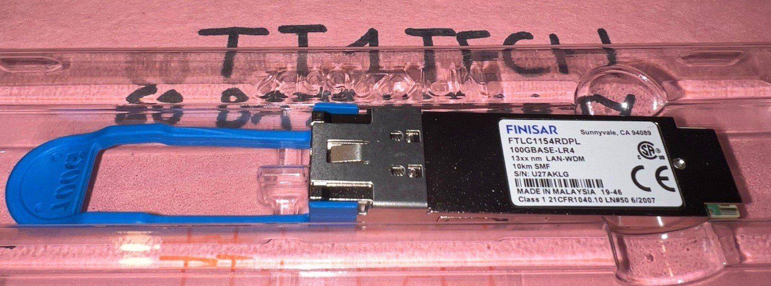 1Finisar 100GBASE-LR4 FTLC1154RDPL 10km 13XXnm LAN-WDM QSFP28 SMF Optical BigQTY