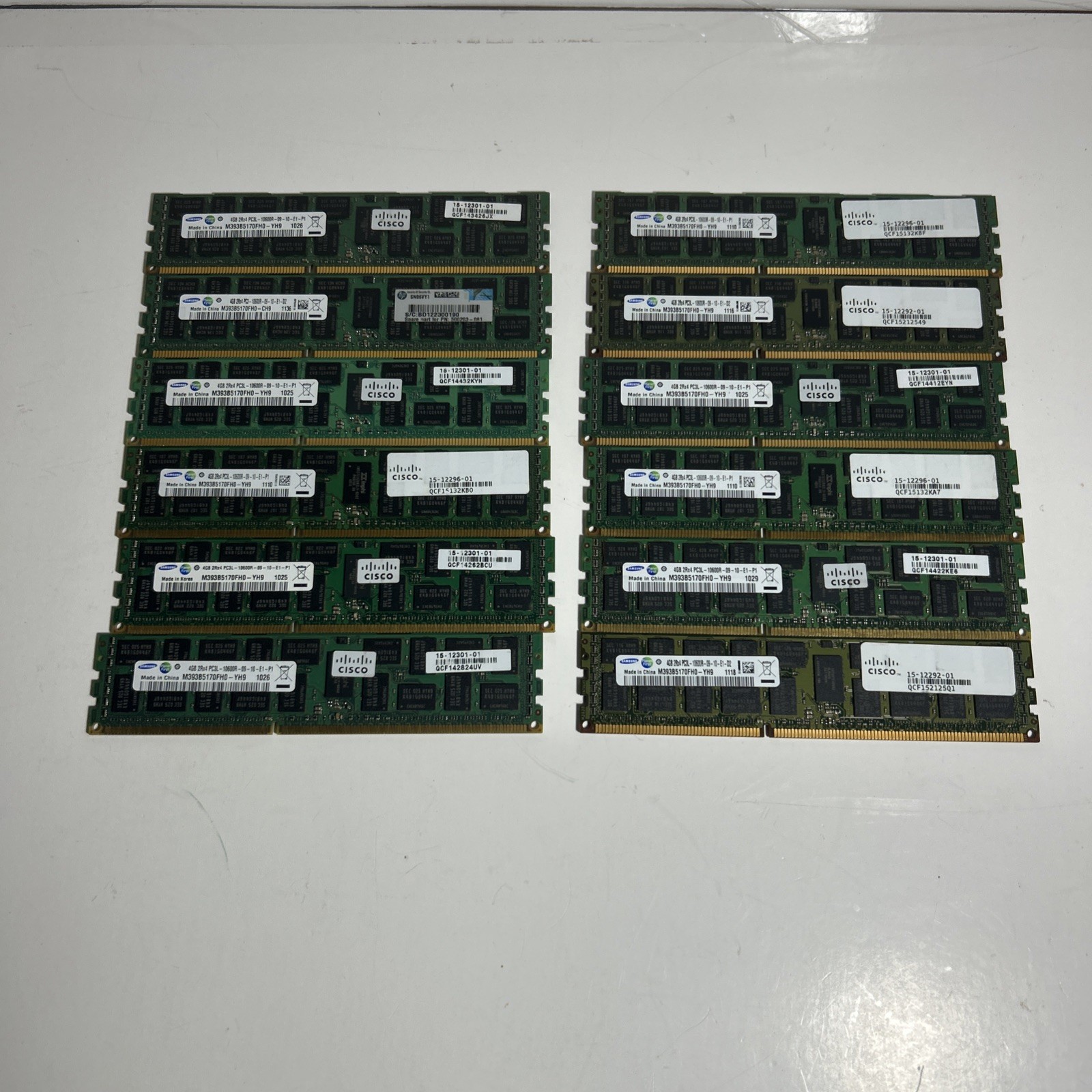 Lot Of 12 4gb Samsung Server Ram