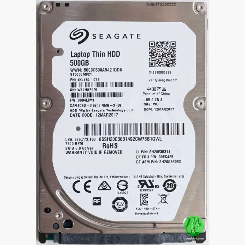 Seagate and or WD 500GB 2.5" SATA III HDD