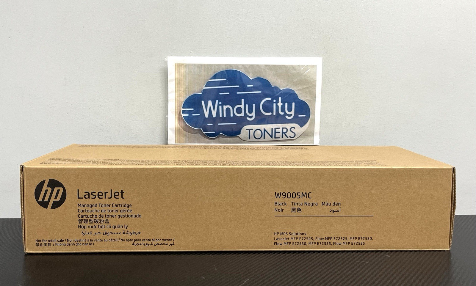 HP W9005MC Black Toner Cartridge FOR HP LaserJet Managed E72525dn E72530z E72535