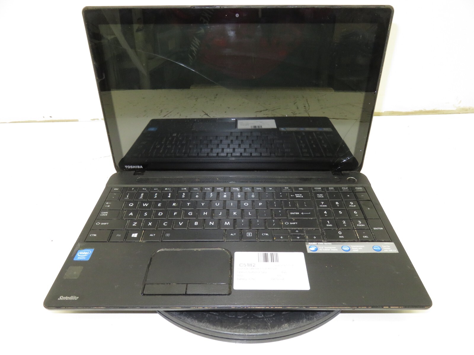 Toshiba Satellite C55t-A5123 Laptop Intel Celeron N2820 8GB Ram No HDD / Battery