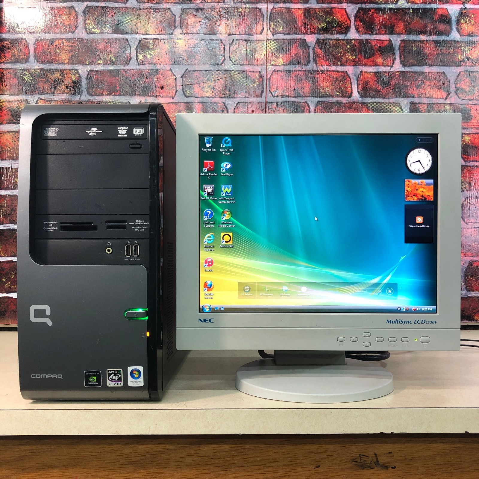 Compaq Presario PC Retro Gaming AMD Athlon 2.10GHz 2GB RAM (Windows Vista)
