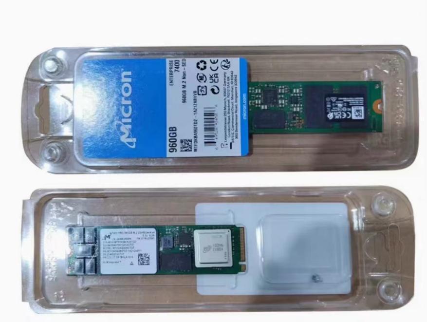 New Micron 7400 PRO 960GB M.2 2280 SSD NVMe Gen4 x4 MTFDKBA960TDZ-1AZ1ZABYY