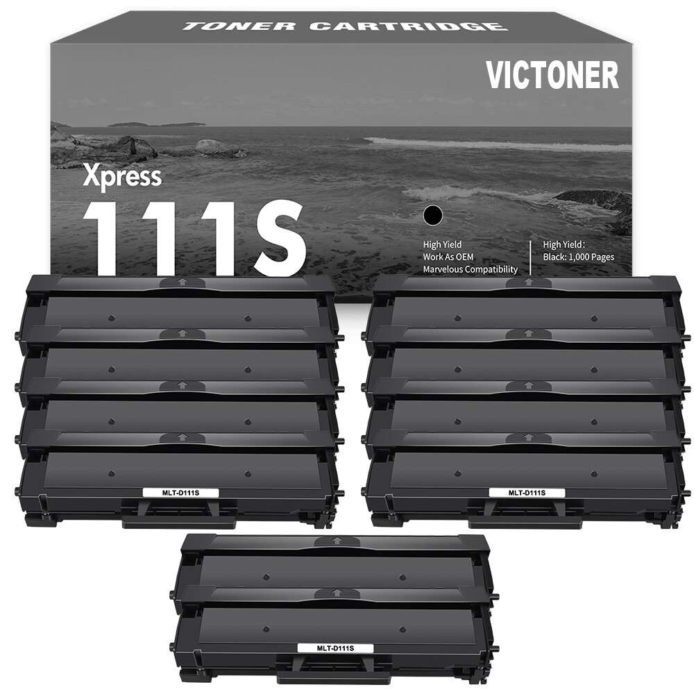 10-Pk/Pack MLT-D111S Toner Cartridge for Samsung Xpress M2070F M2020W M2071W