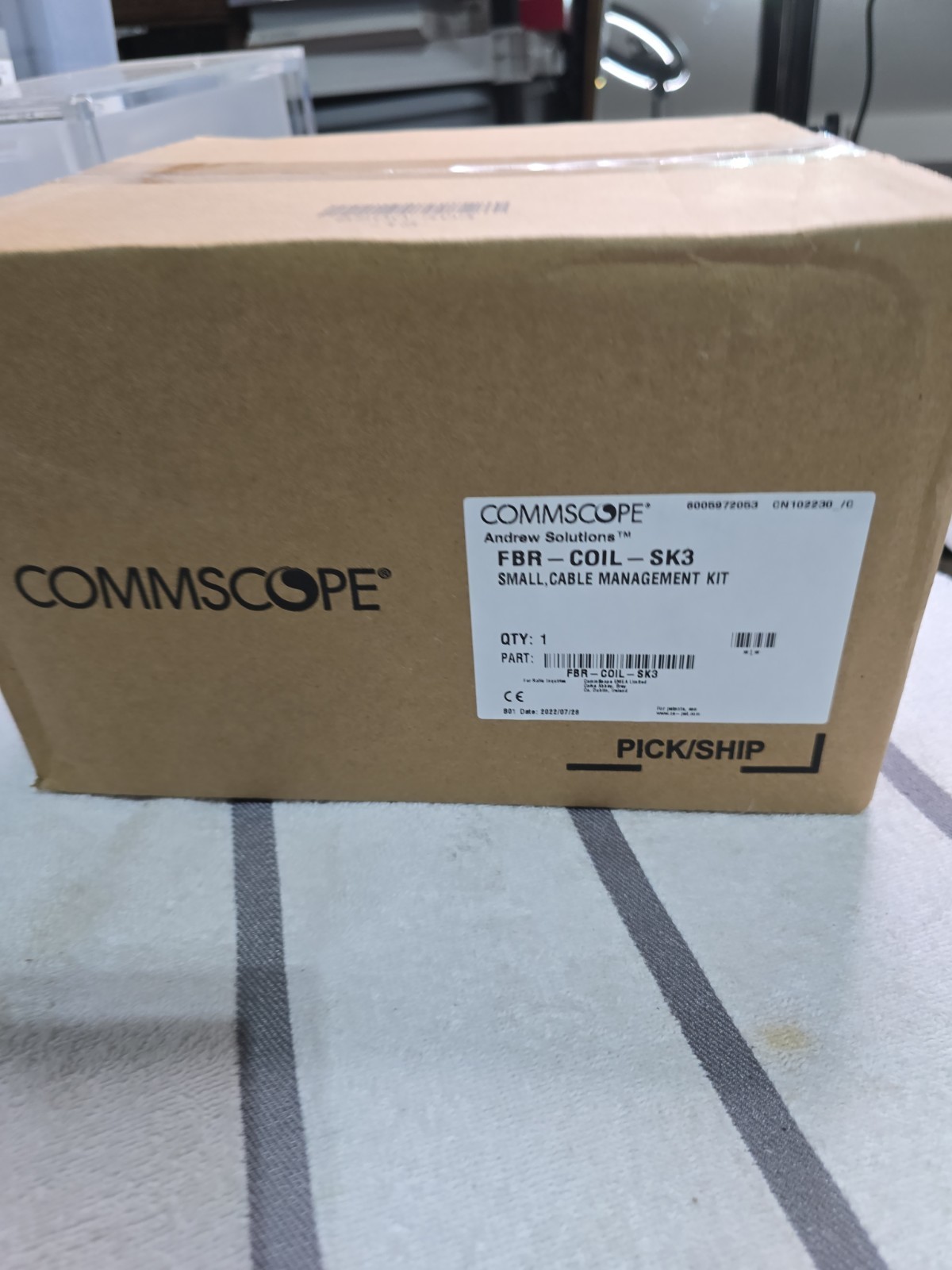 Commscope FBR-COIL-SK3  Excess Fiber Coil Kit. 3 Coils 