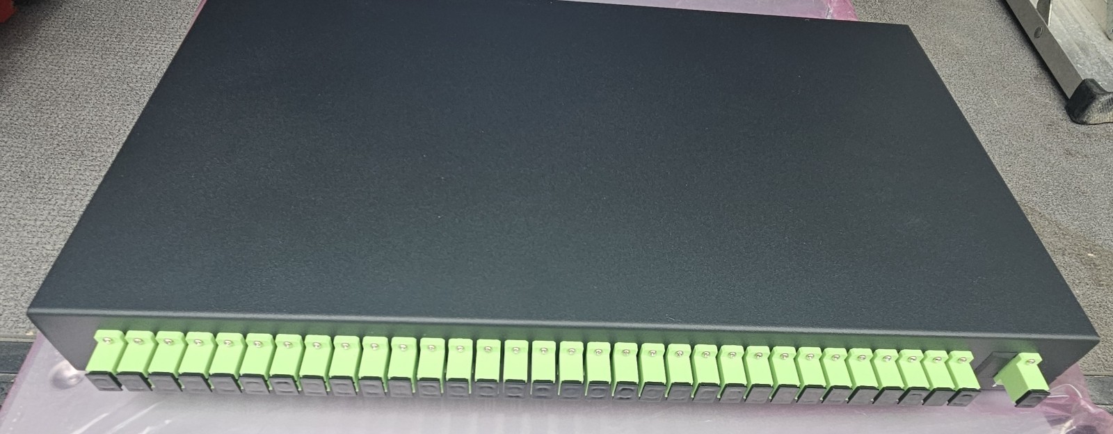 New 5 pieces 1x32 PLC Fiber Splitter 1U 19 Rack  